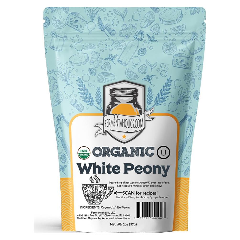 Té de Peonía Blanca Suelta Orgánico 56.7g - Fermentaholics