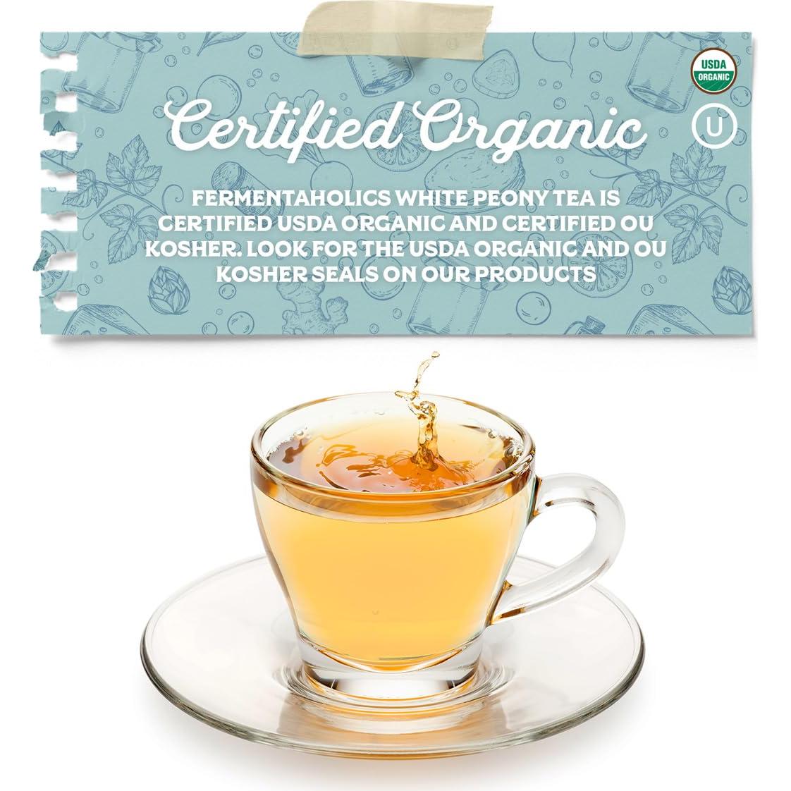 Té de Peonía Blanca Suelta Orgánico 56.7g - Fermentaholics