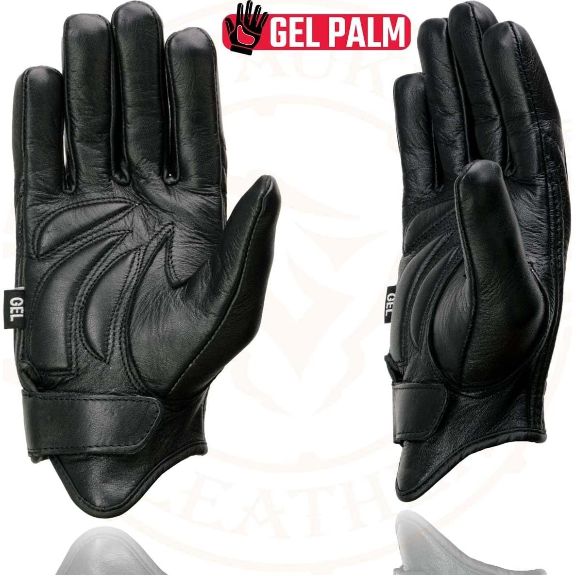 Guantes de Moto Milwaukee Leather MG7510 Cuero con Gel