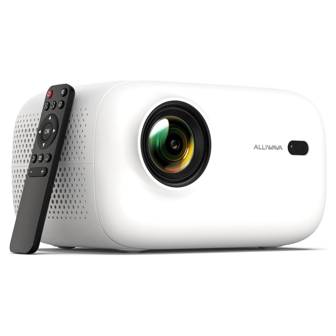 Proyector Mini ALLIWAVA PR550 4K 18000 Lúmenes WiFi