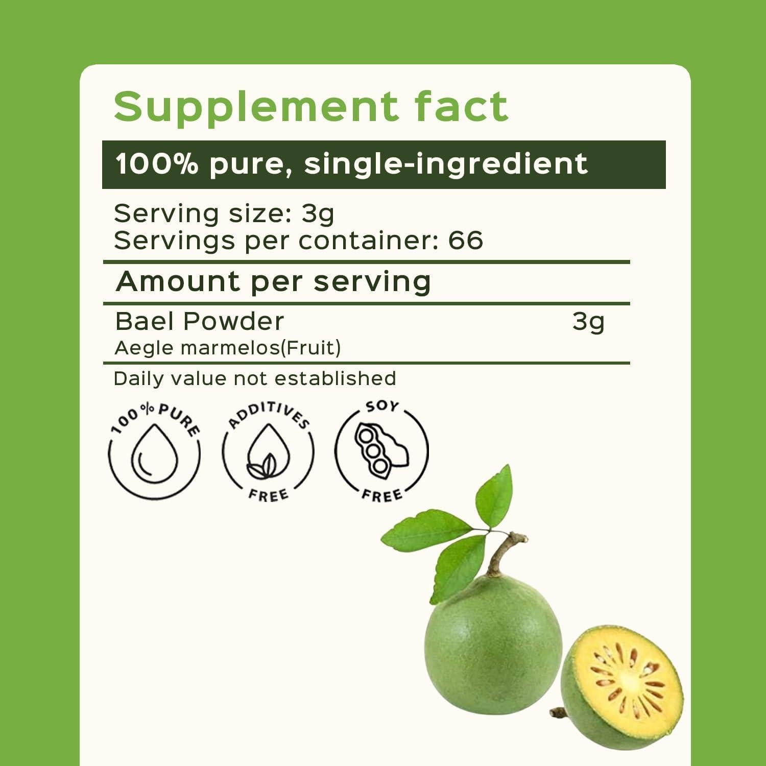 Polvo de Fruta Bilva Bixa Botanical 200g | Suplemento Digestivo