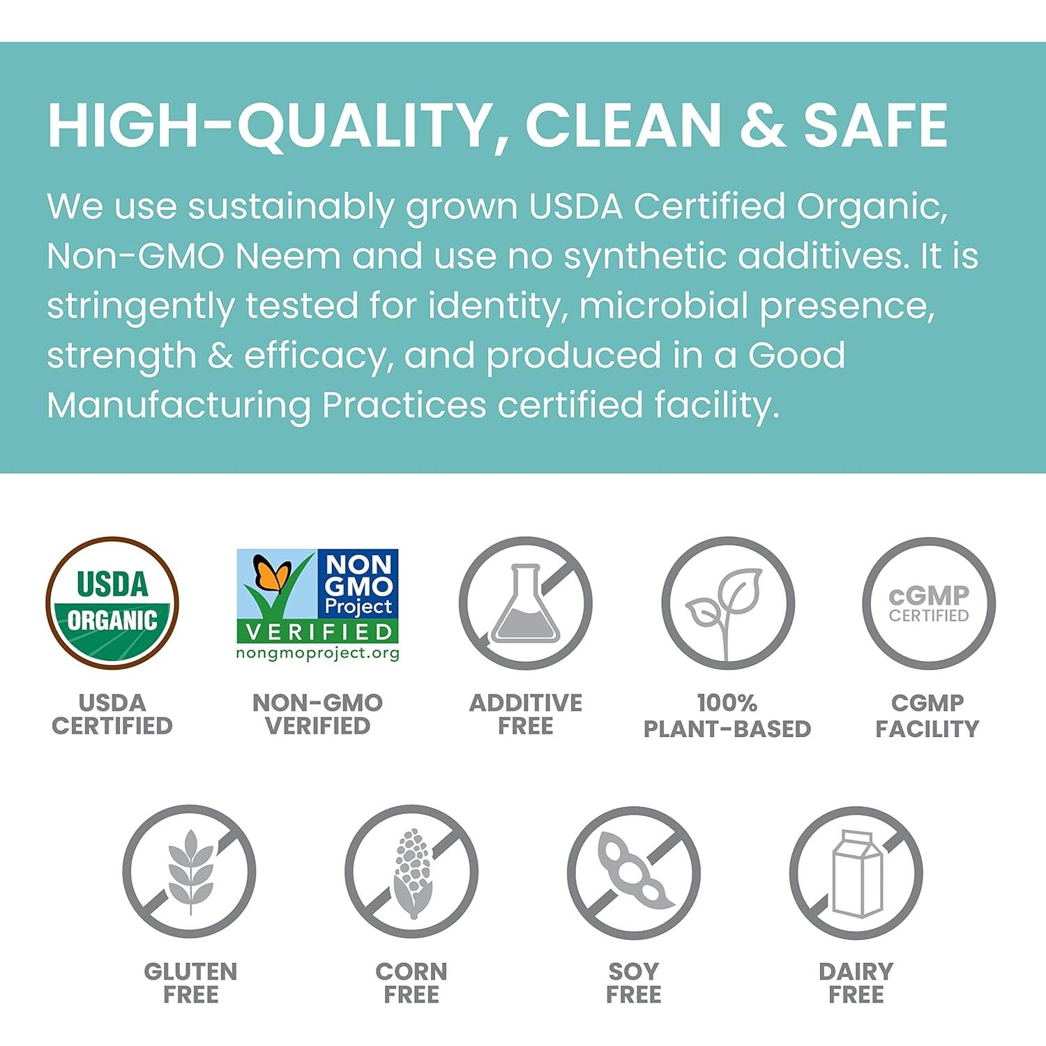 Suplemento Herbal Himalaya Neem Orgánico 600 mg 60 Tabletas