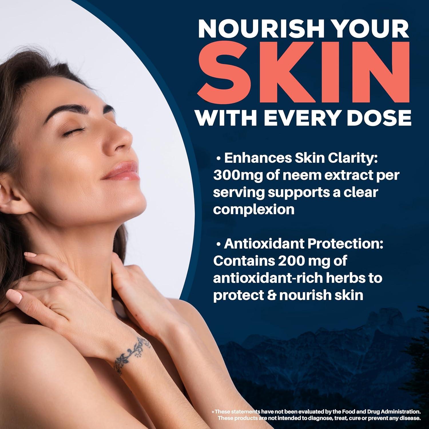 Suplemento Digestivo Ayush Herbs Neem Plus - 90 Cápsulas Vegetarianas