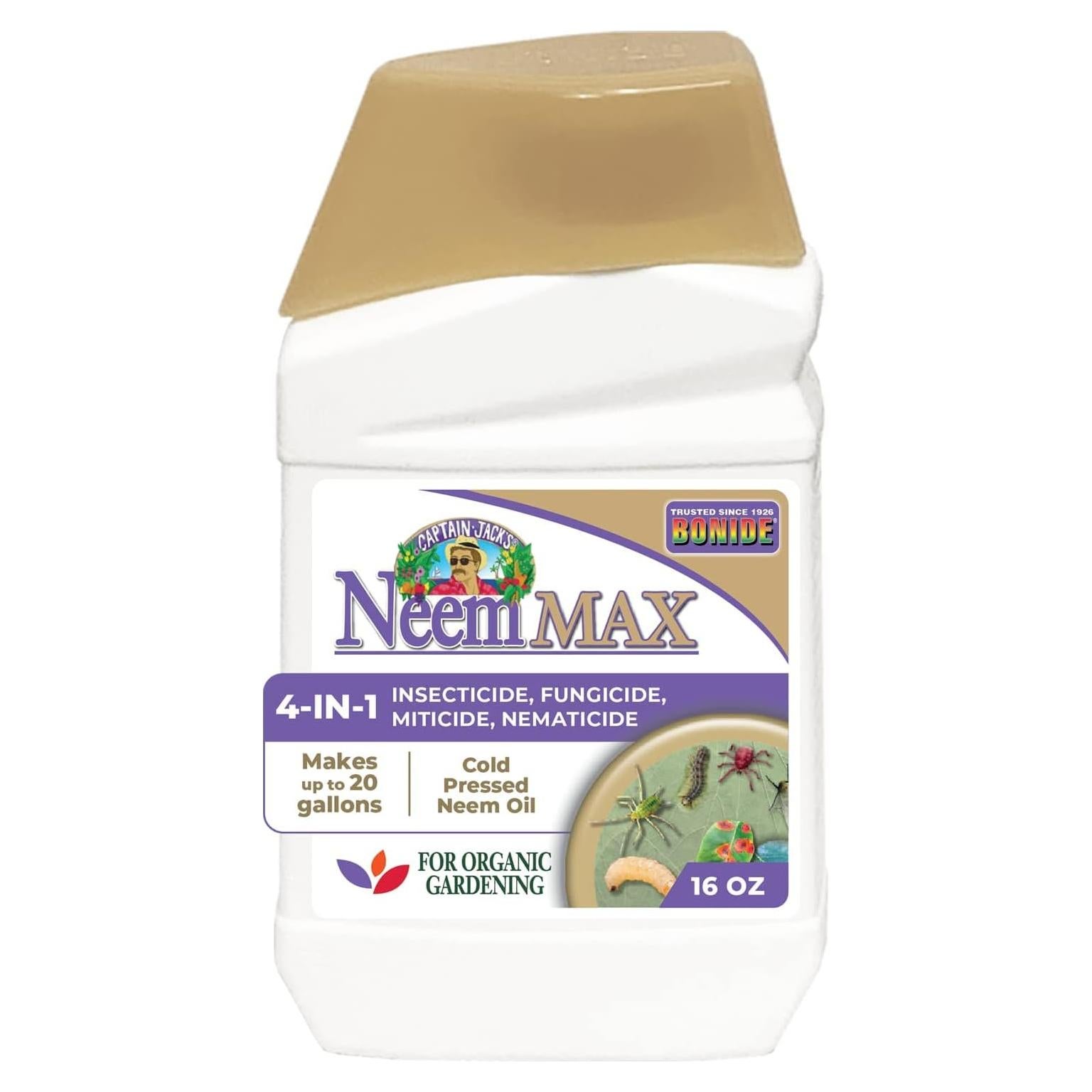 Aceite de Neem Concentrado Bonide 473 ml Insecticida Orgánico