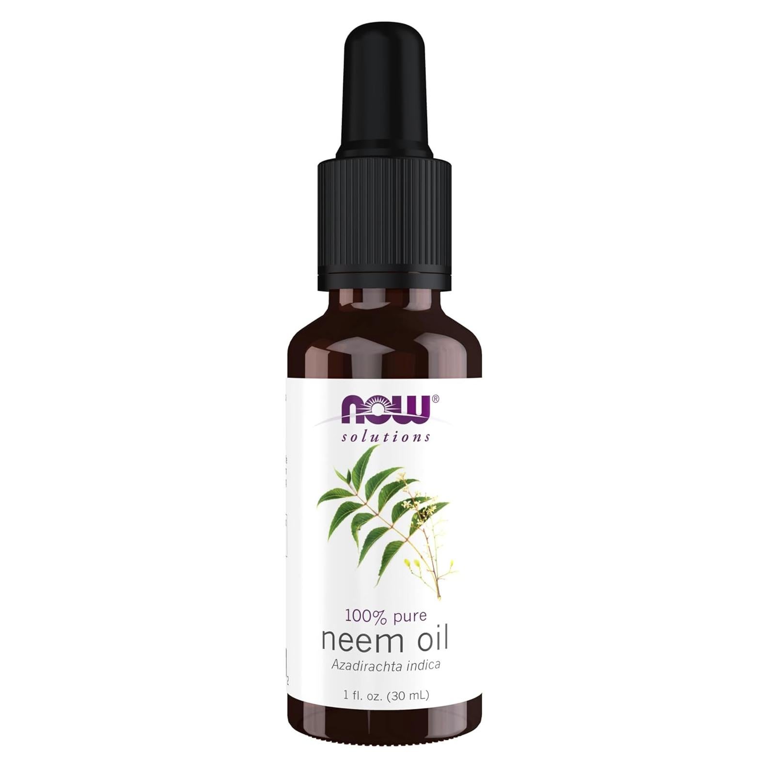 Aceite de Neem 100% Puro NOW Foods 28.35g Alivio Piel