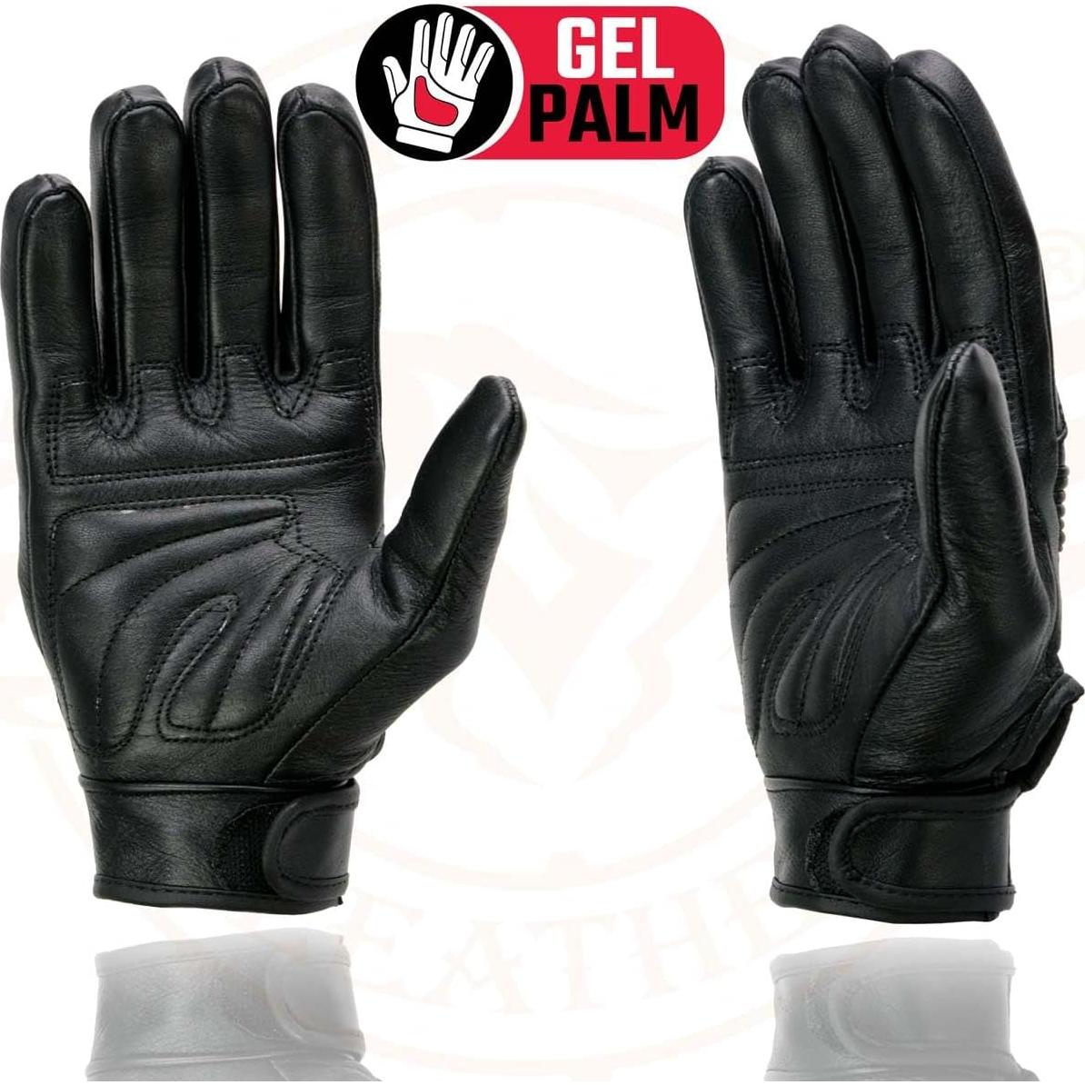 Guantes de Moto de Cuero para Mujer Milwaukee MG7735 Negro 3X