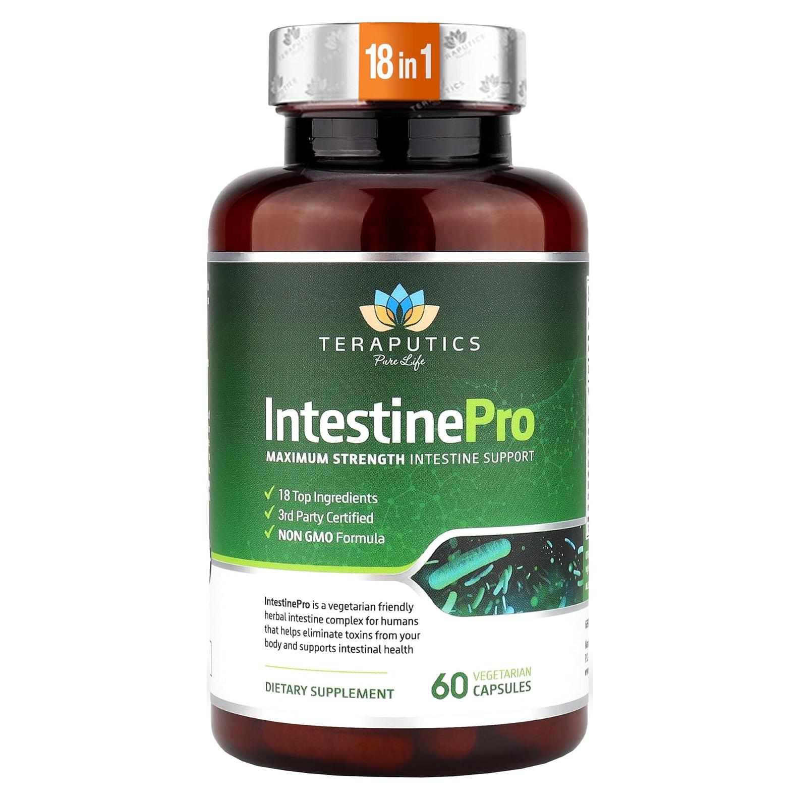 Suplemento Intestinal IntestinePro Vitalabs 60 Cápsulas Naturales