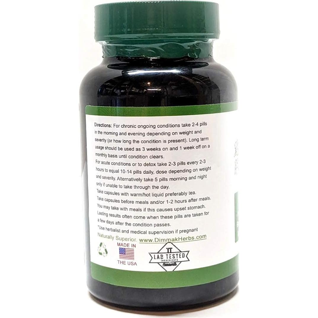 Suplemento Herbal Dimmak Herbs 100 Cápsulas Purificador Sangre