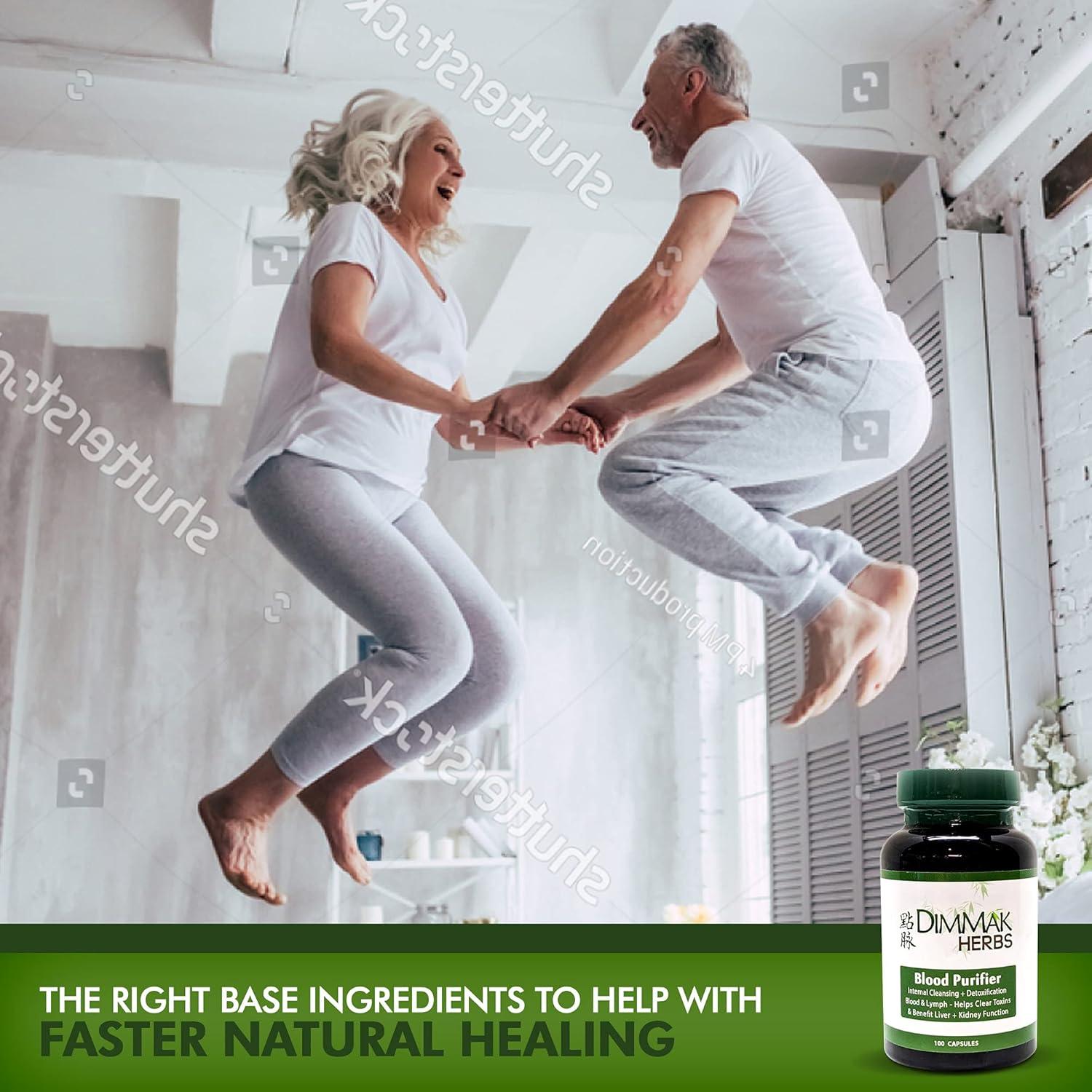 Suplemento Herbal Dimmak Herbs 100 Cápsulas Purificador Sangre