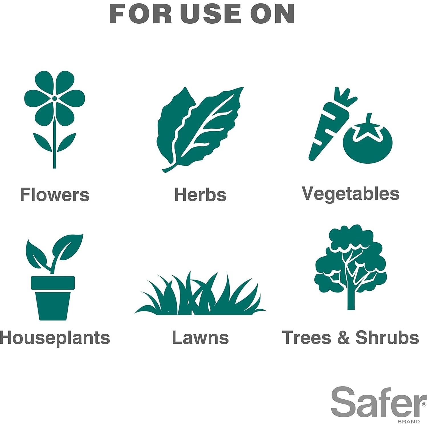 Concentrado de Aceite de Neem Safer 473 ml - Insecticida y Fungicida