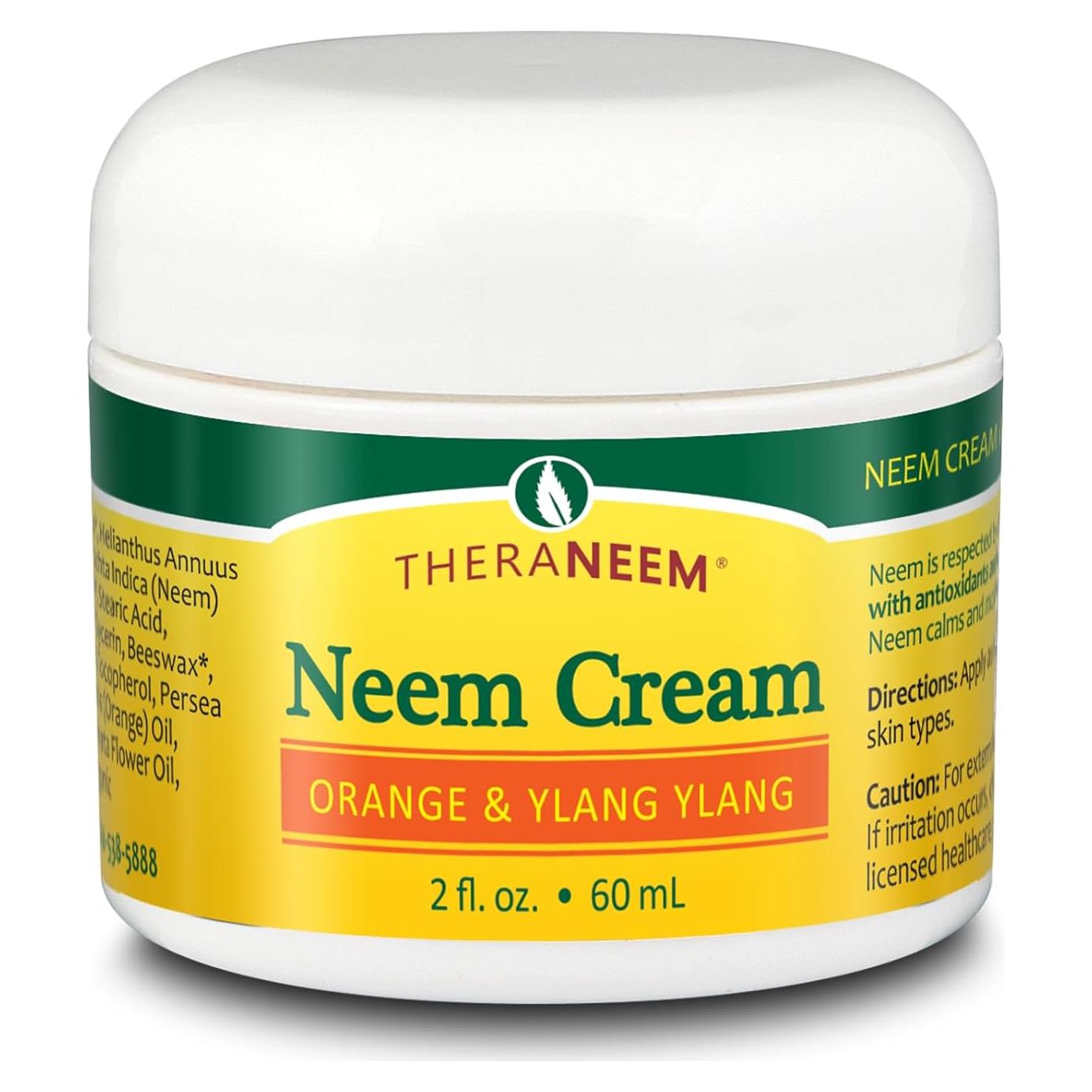 Crema Hidratante de Neem Naranja y Ylang Ylang 56.7g TheraNeem