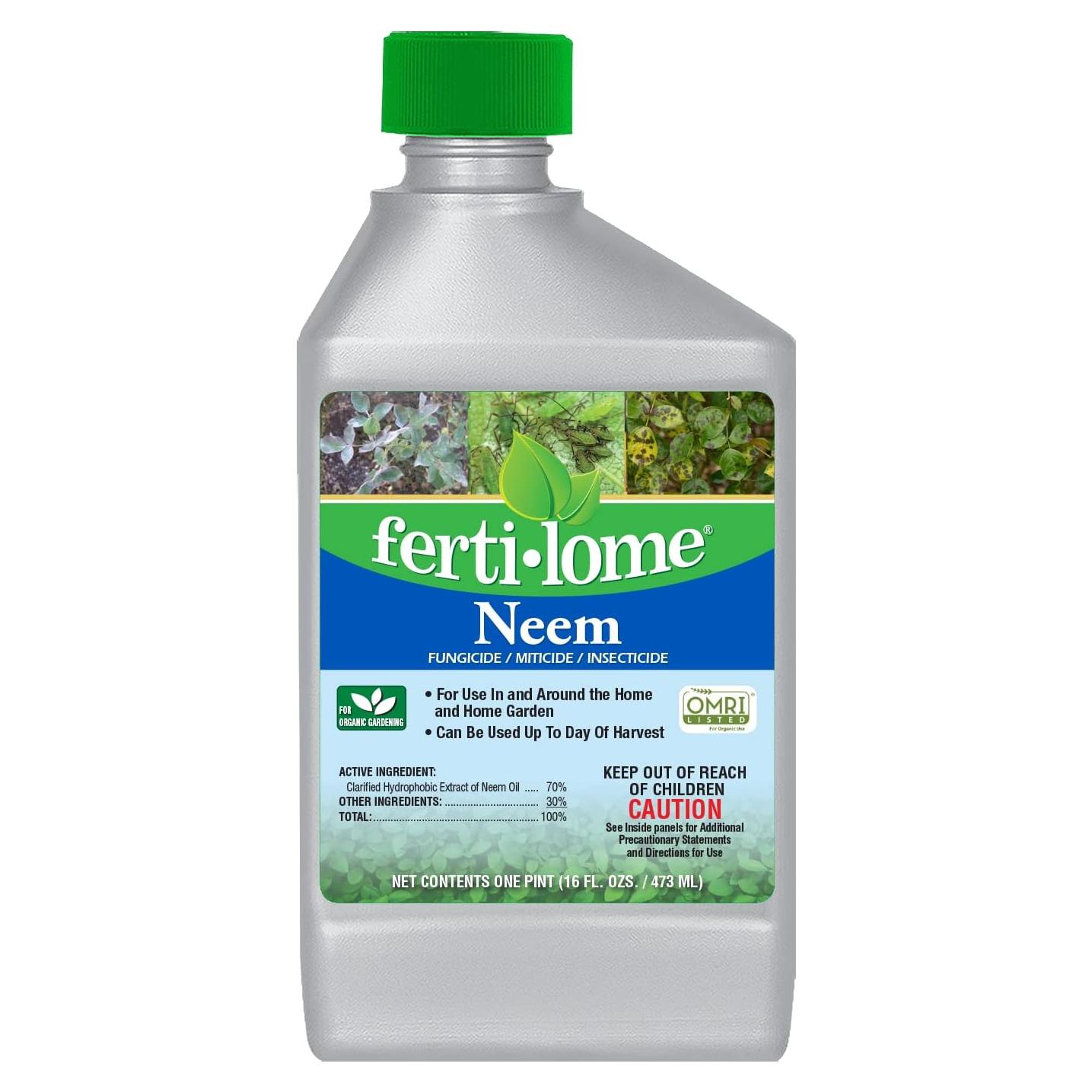 Insecticida Concentrado de Aceite de Neem Fertilome 473 ml