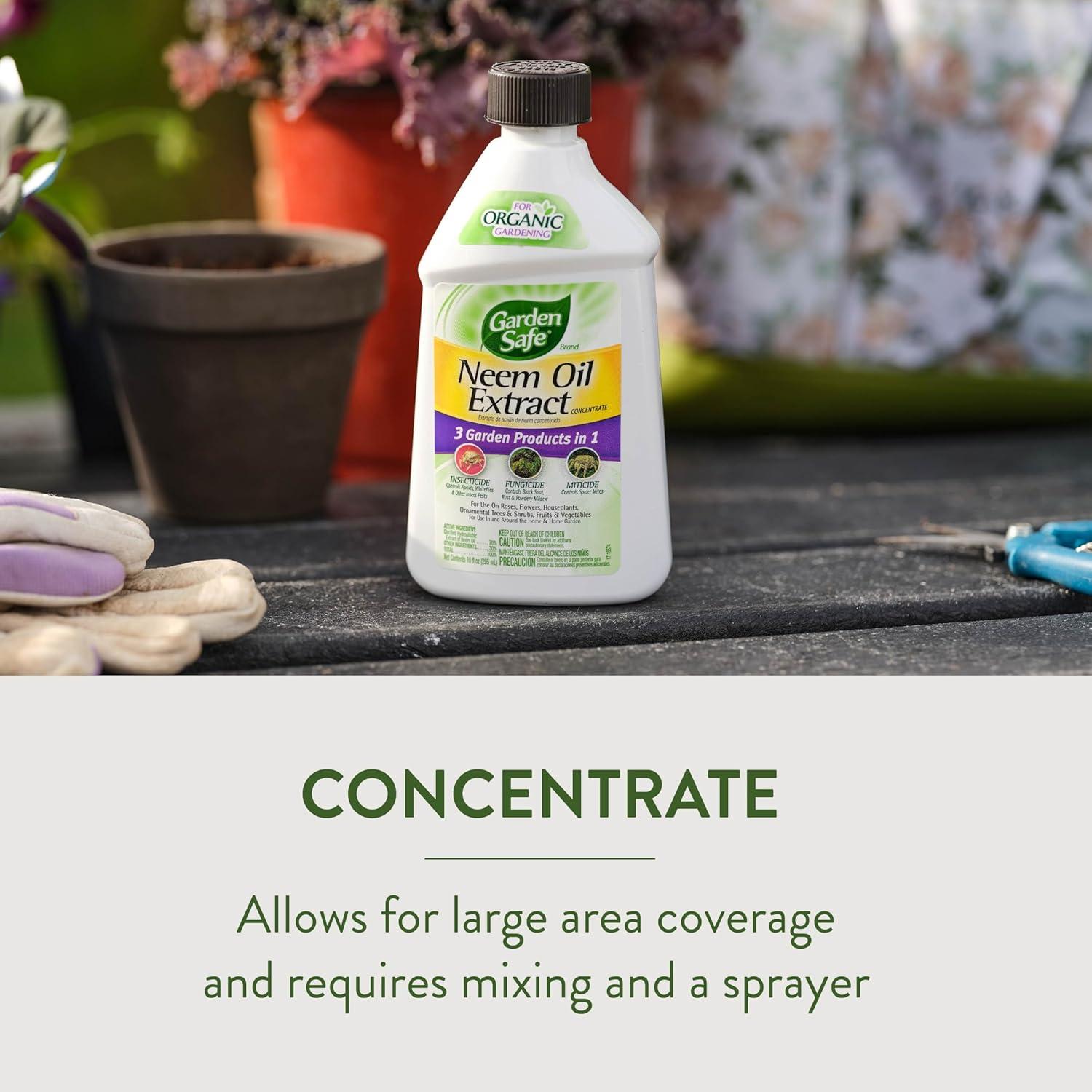 Garden Safe Aceite de Neem 6x10 Fl Oz - Insecticida Orgánico