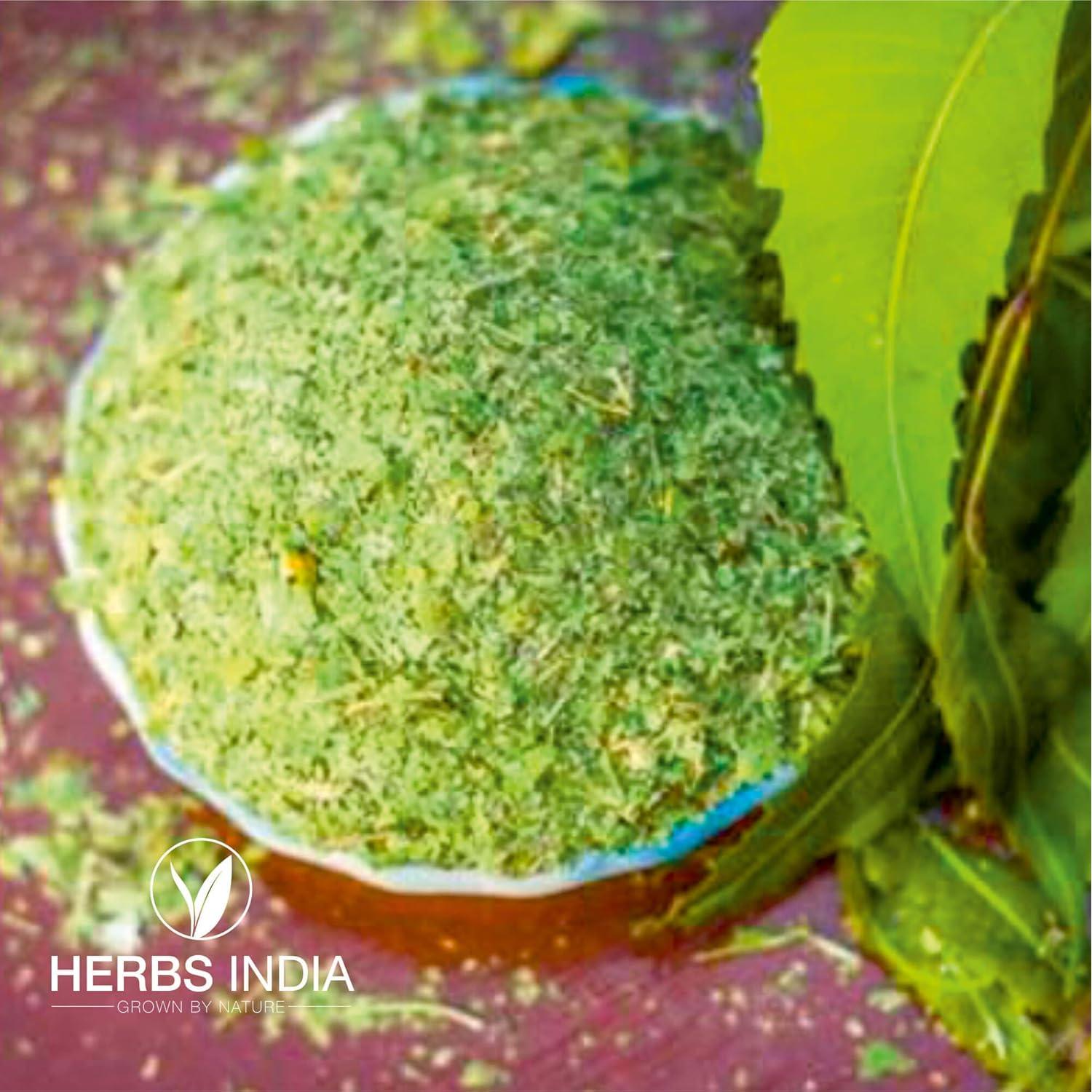 Hojas de Neem Trituradas 300g - Suplemento Herbal HerbsIndia