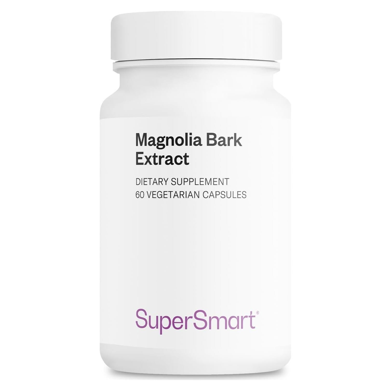 Suplemento de Corteza de Magnolia Supersmart 60 Cápsulas 300 mg
