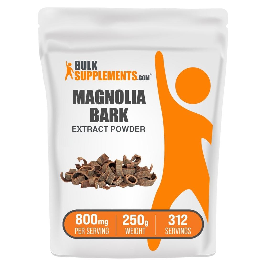 Extracto de Corteza de Magnolia BulkSupplements 250g - Sin Gluten