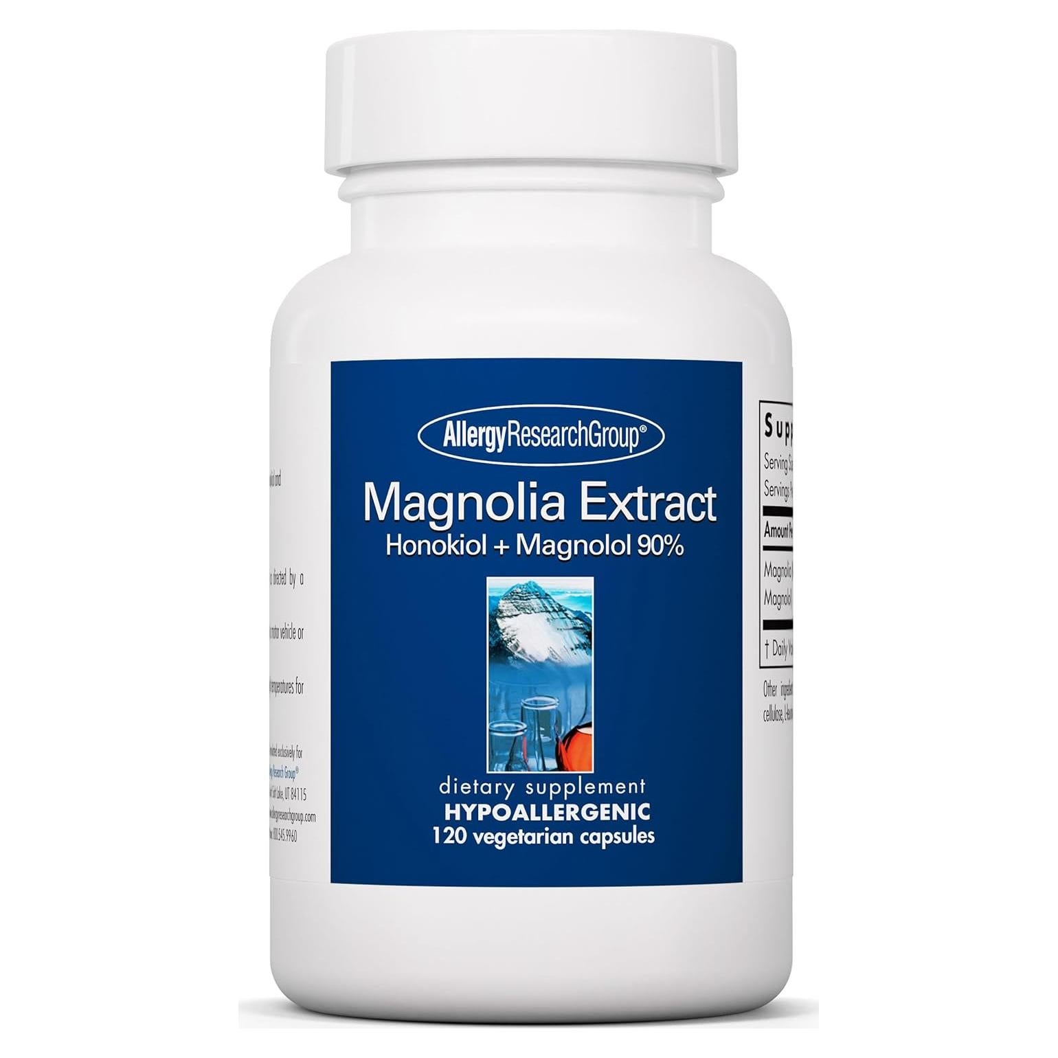 Suplemento Dietético Extracto de Magnolia ARG 120 Cápsulas