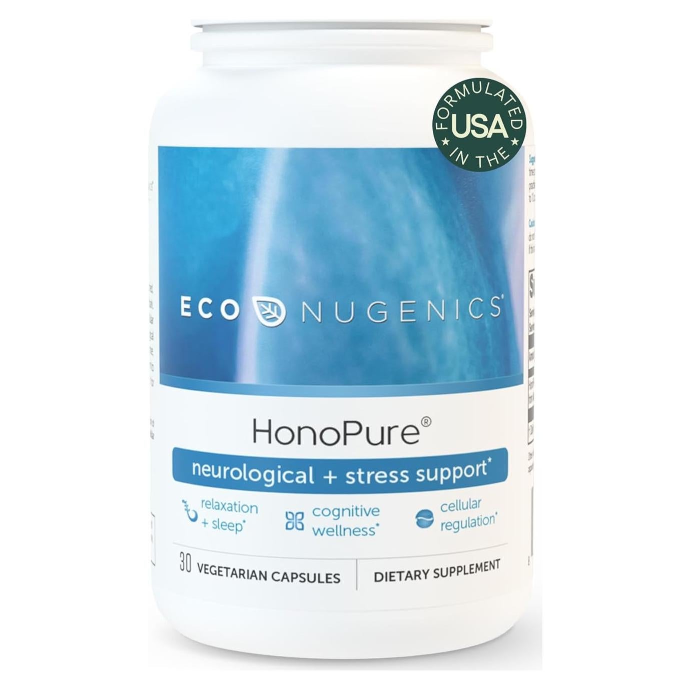 EcoNugenics HonoPure 30 Cápsulas - 98% Honokiol Puro