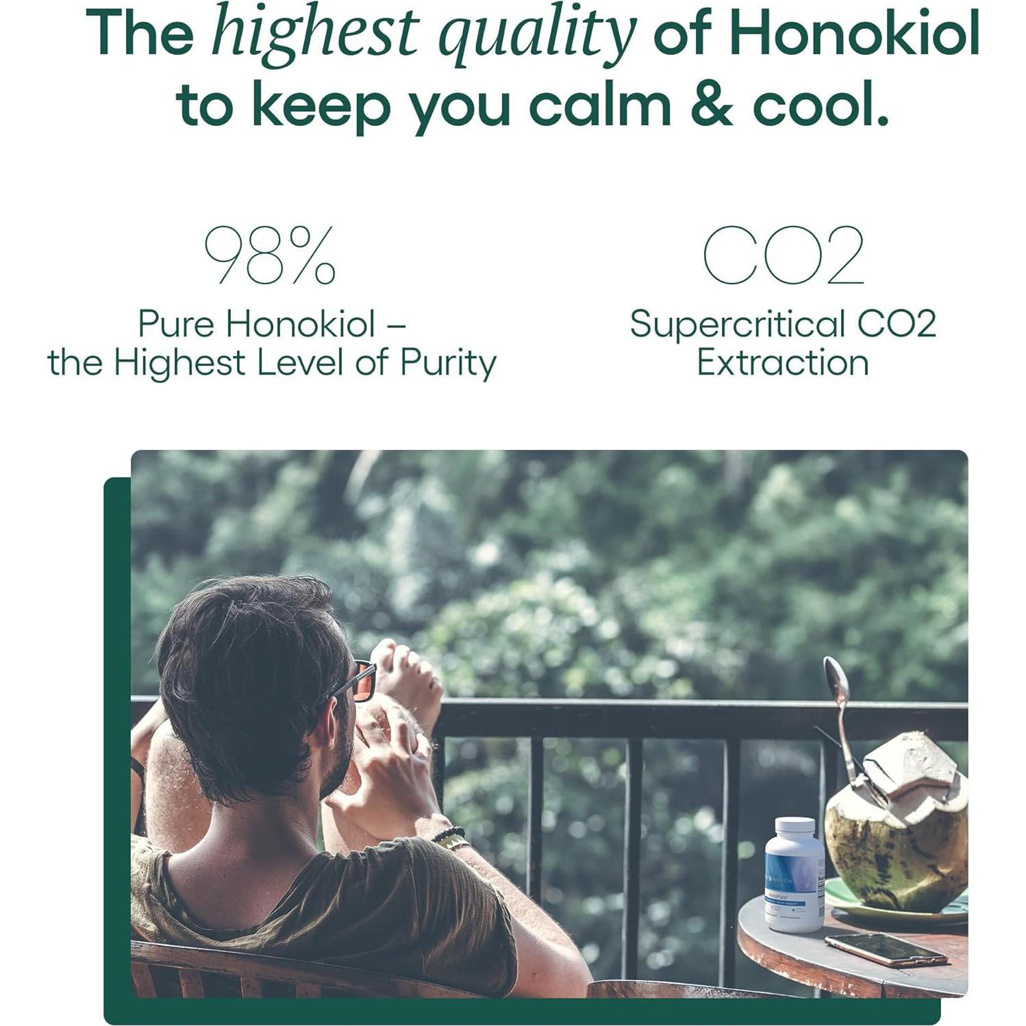 EcoNugenics HonoPure 30 Cápsulas - 98% Honokiol Puro