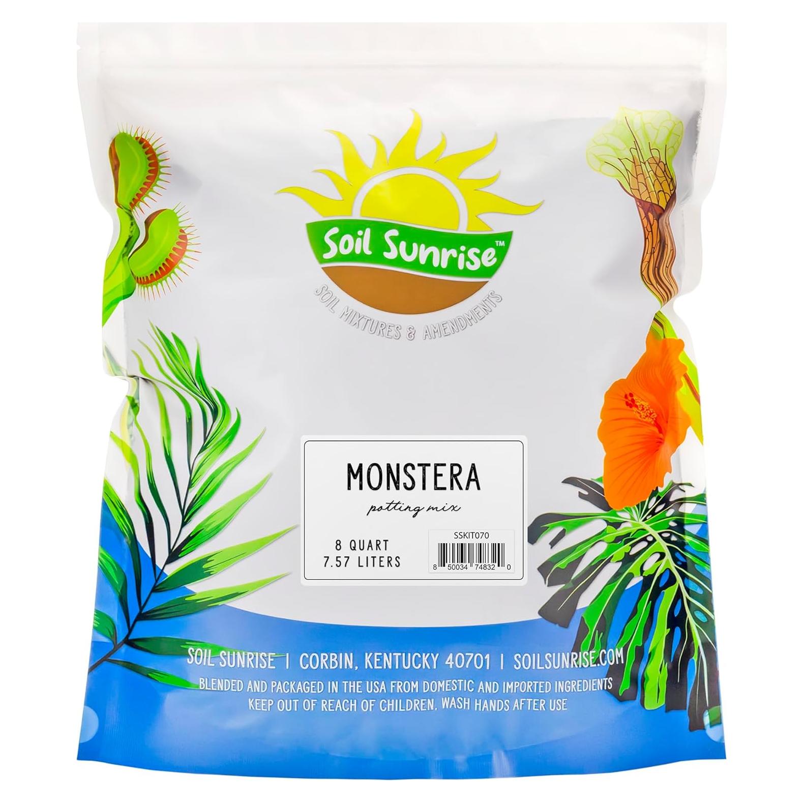 Mezcla de Tierra para Macetas Monstera Soil Sunrise 8L
