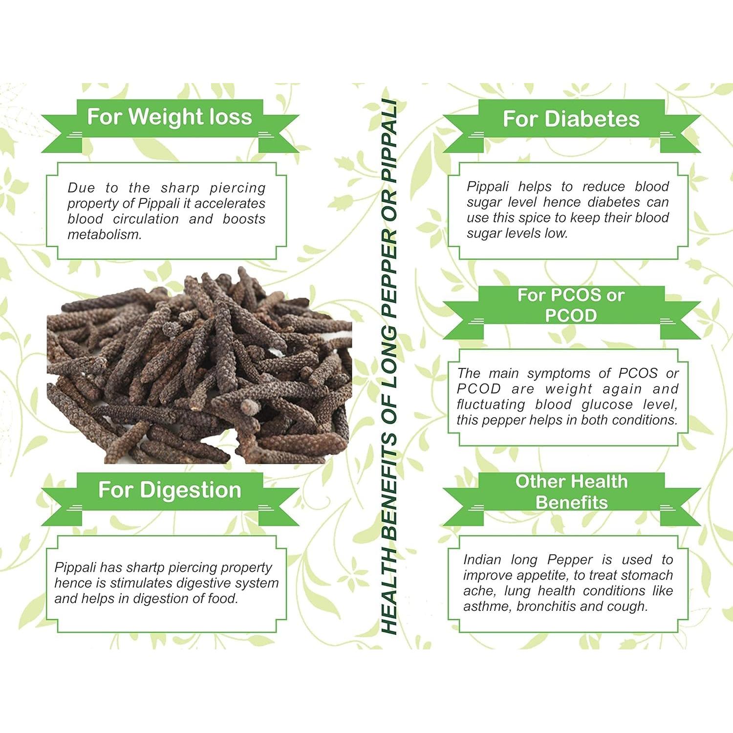 Pimienta Larga Entera AYURVEDASHREE 100g Pippali India