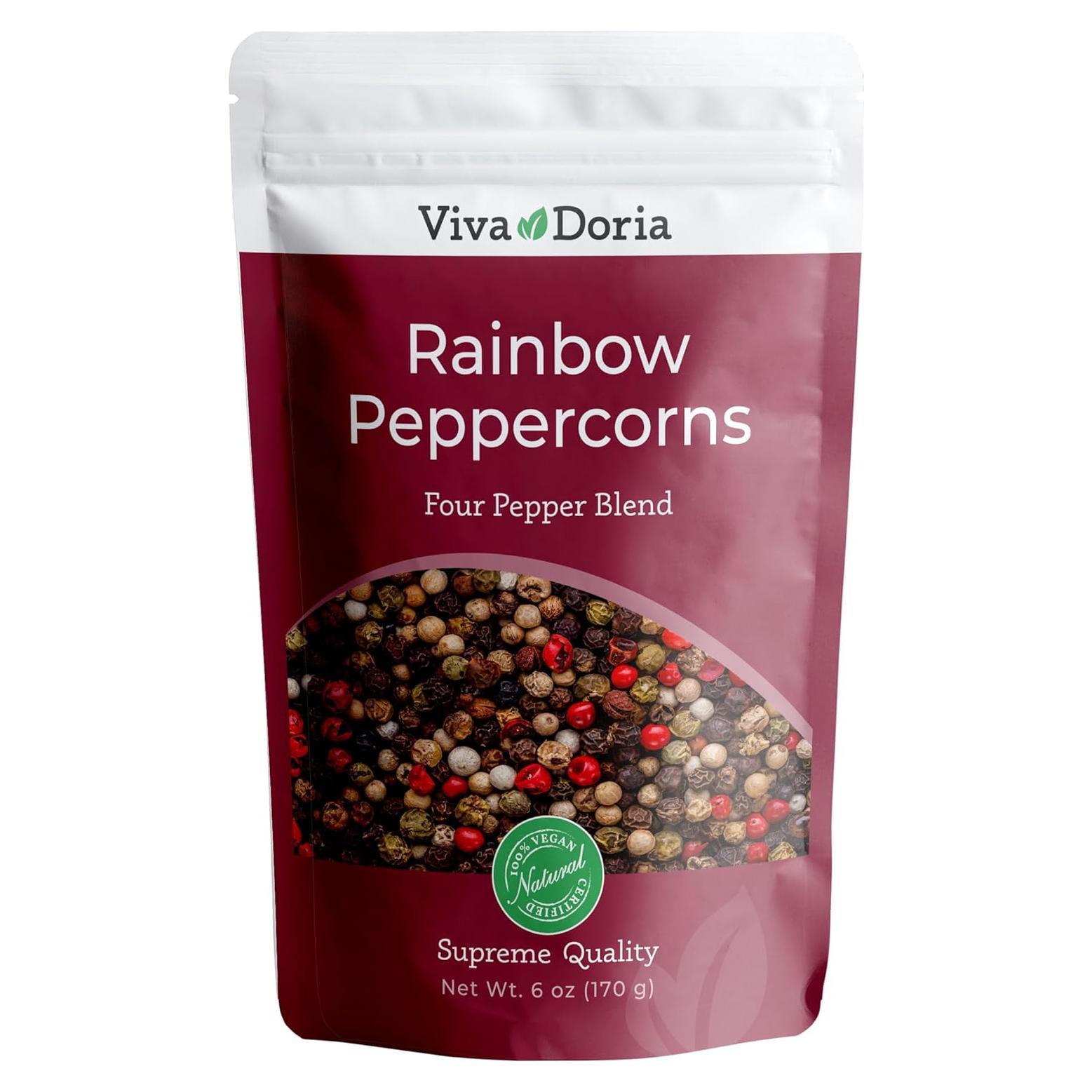 Pimienta Arcoíris Viva Doria - Mezcla 4 Pimientas 170 g