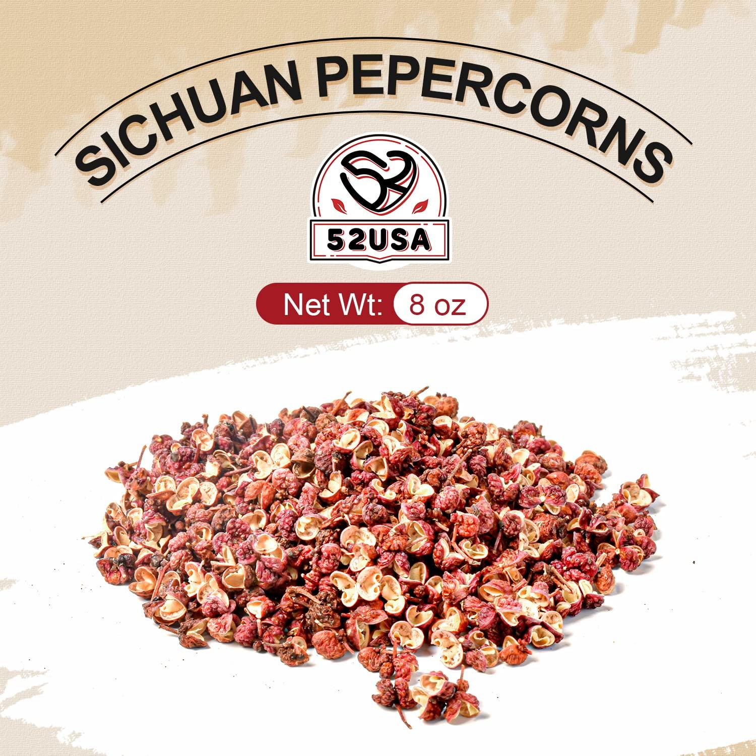 Pimienta de Szechuan 52USA 227g - Esencial para Cocina Asiática