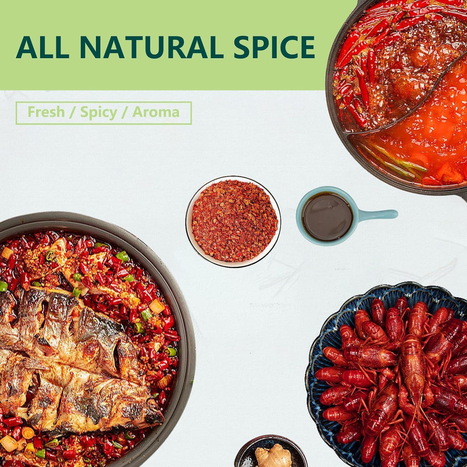 Chiles Secos Szechuan Amilutuo 120g - Pimiento Rojo Natural