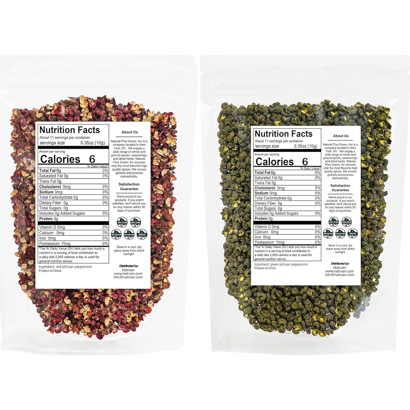 Pimienta Szechuan Roja y Verde Natruen 226.8 g - Sabor Auténtico