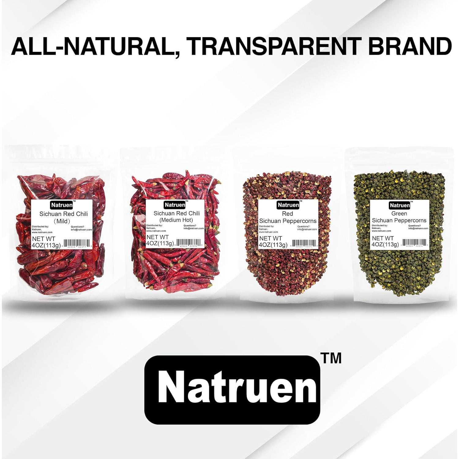 Pimienta Szechuan Roja y Verde Natruen 226.8 g - Sabor Auténtico