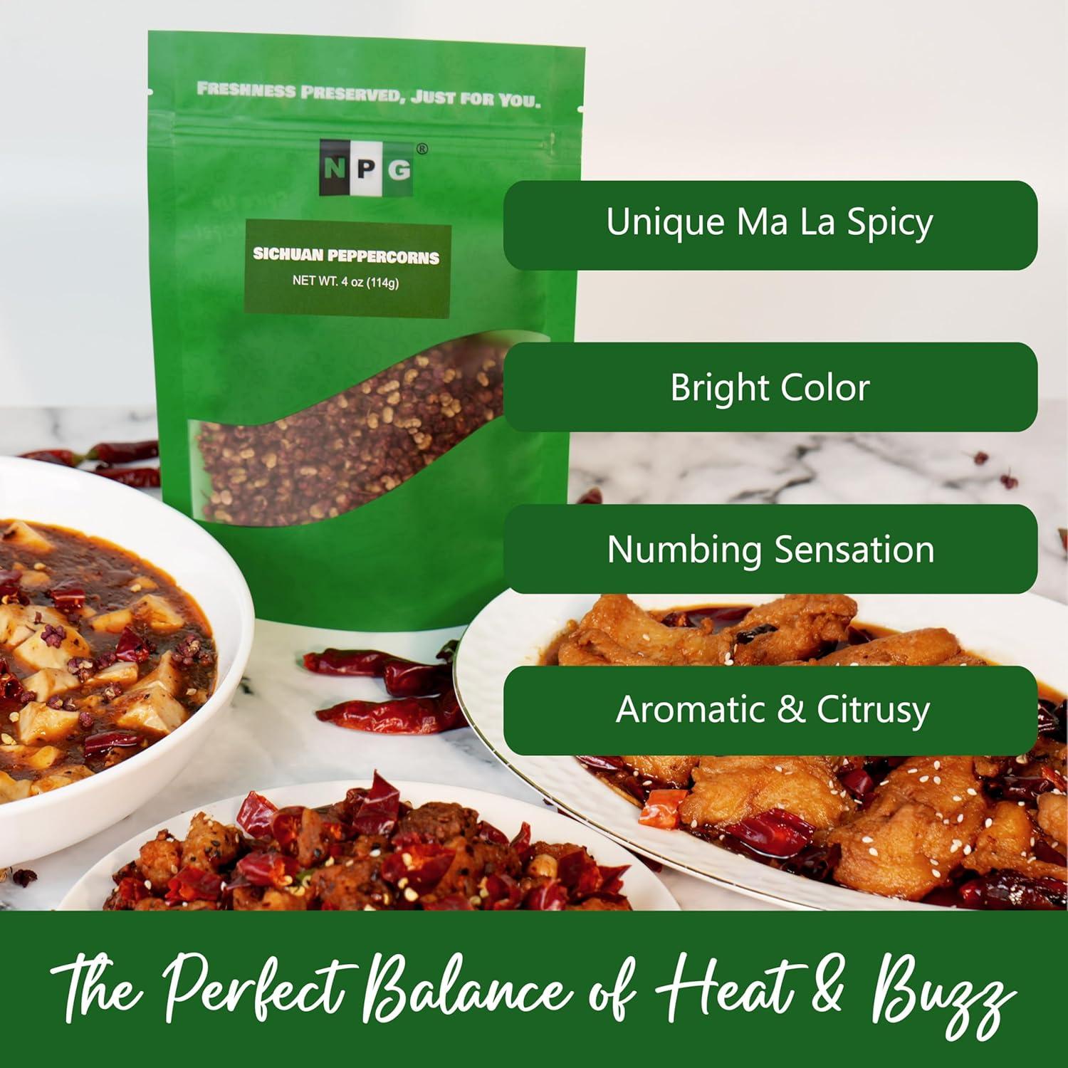 Pimienta Roja Szechuan NPG 113.4g - Especia China Auténtica