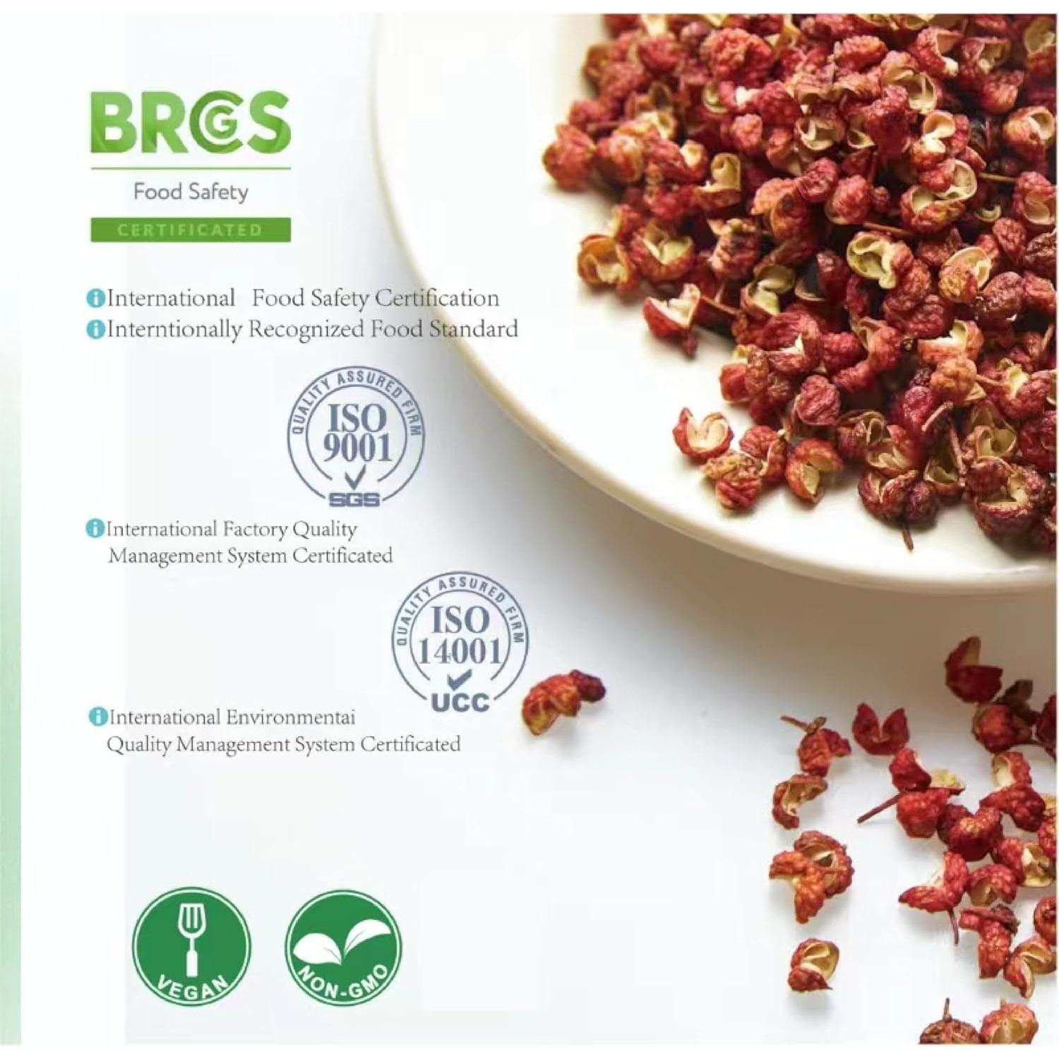 Pimienta de Sichuan Besway 170g - Especia Aromática Picante