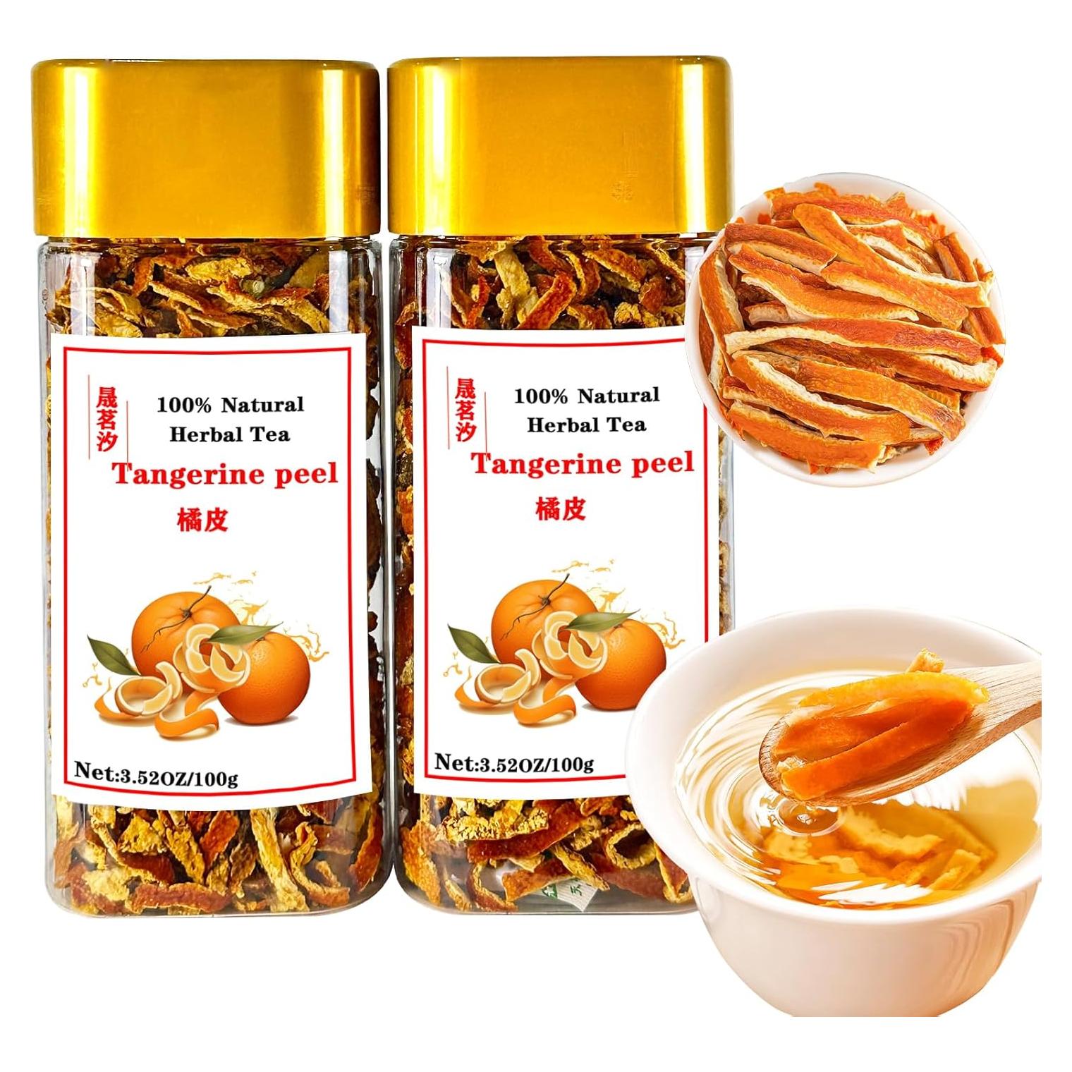 Cáscara de Mandarina Seca Shengmingxi 200g - Té Natural