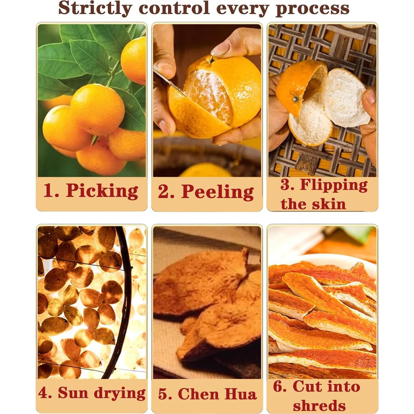 Cáscara de Mandarina Seca Shengmingxi 200g - Té Natural