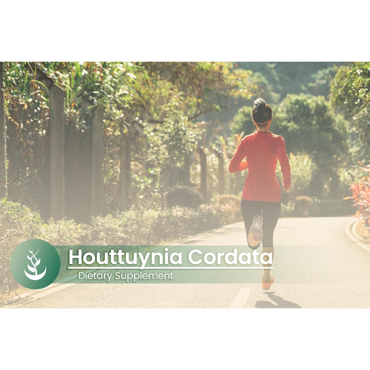 Cápsulas de Houttuynia Cordata Puras 100% - 100 Unidades