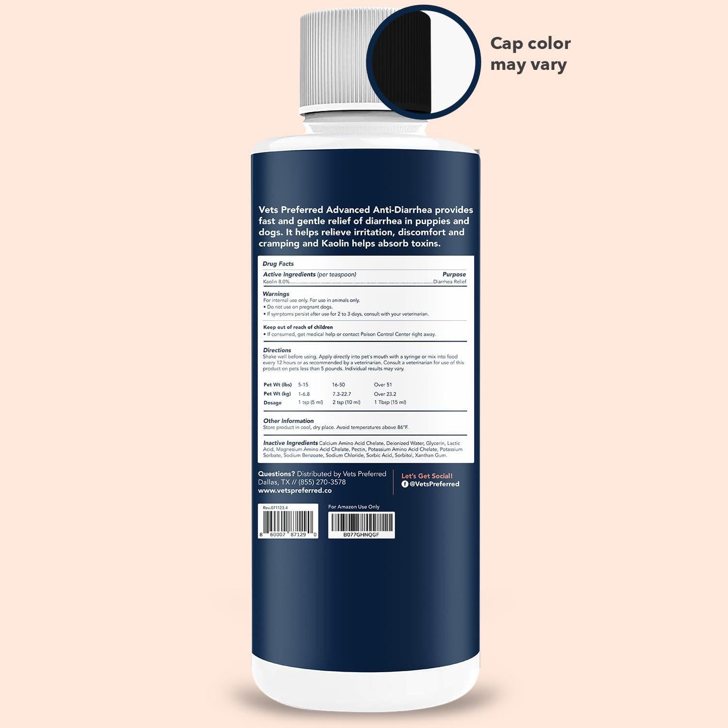 Líquido Antidiarreico para Perros Vets Preferred 226.8 g