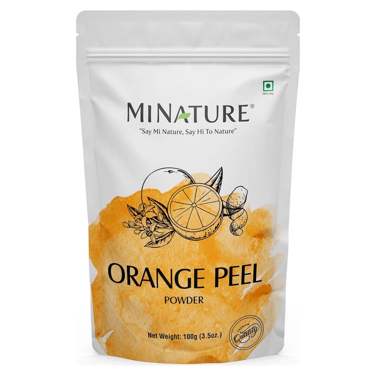 Polvo de Cáscara de Naranja Mi Naturaleza 100g - Vitamina C Natural