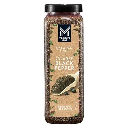 Pimienta Negra Molienda Gruesa Member's Mark 510g