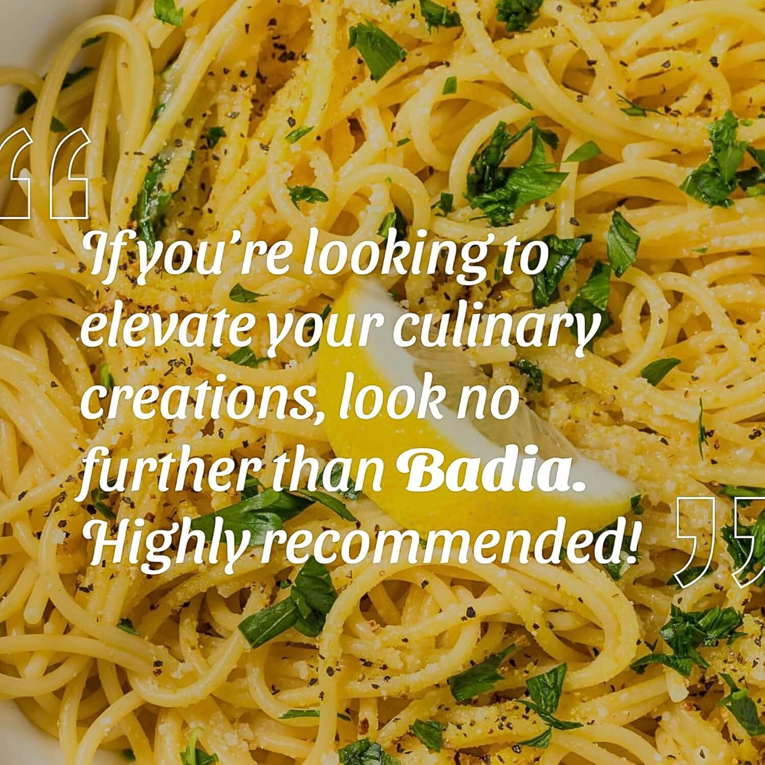 Pimienta Negra Molida Fina Badia 450g - Sabor Intenso