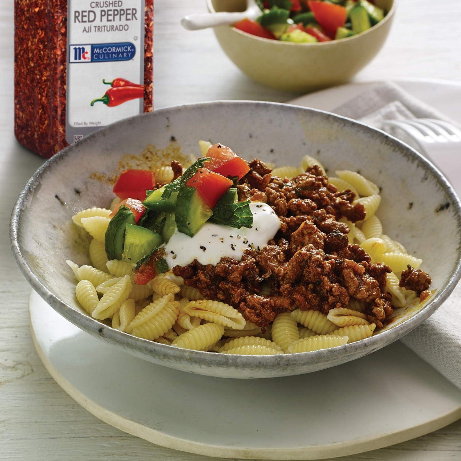 Pimiento Rojo Triturado McCormick Culinary 368 g - Sabor Picante