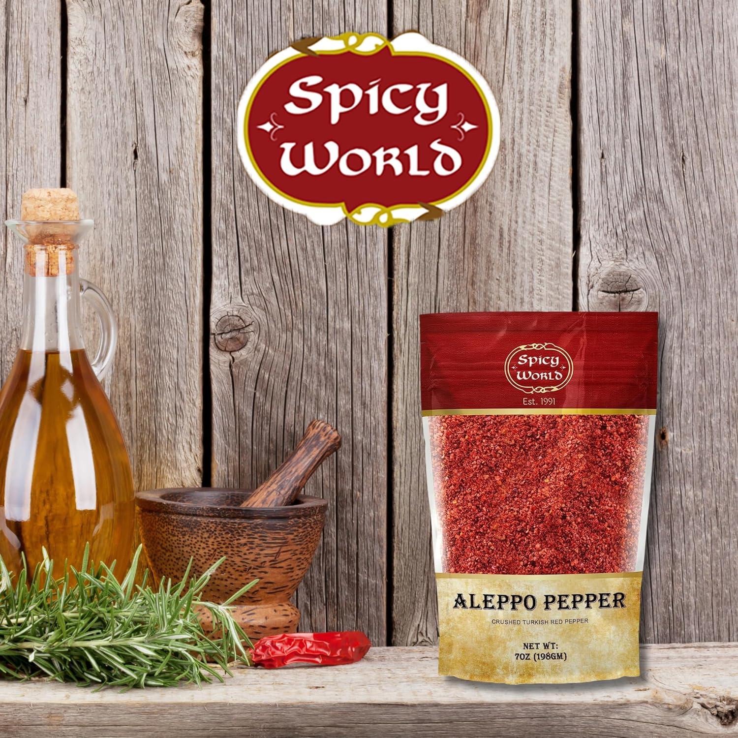 Escamas de Pimiento Aleppo Spicy World 198 g - Especia Turca
