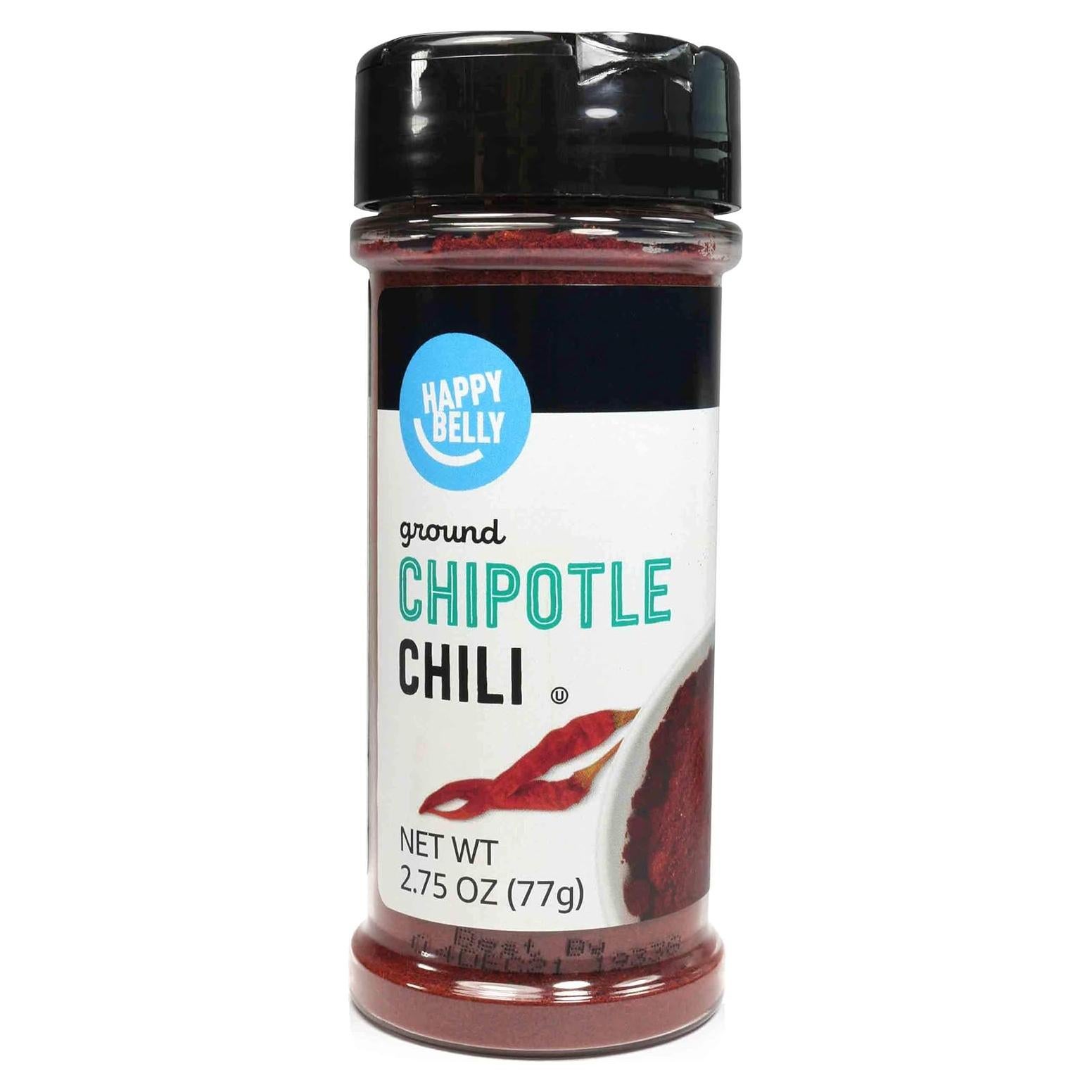 Chile Chipotle Triturado Happy Belly 77.11 g - Sin OGM