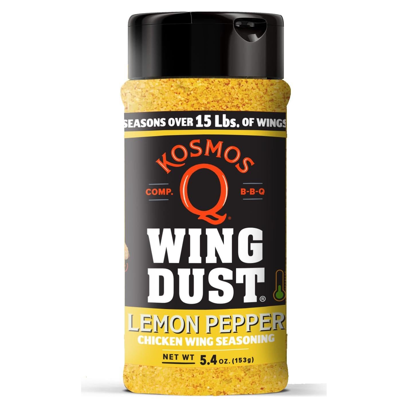 Sazonador Kosmos Q Pimienta de Limón 142g - Polvo Cítrico Picante