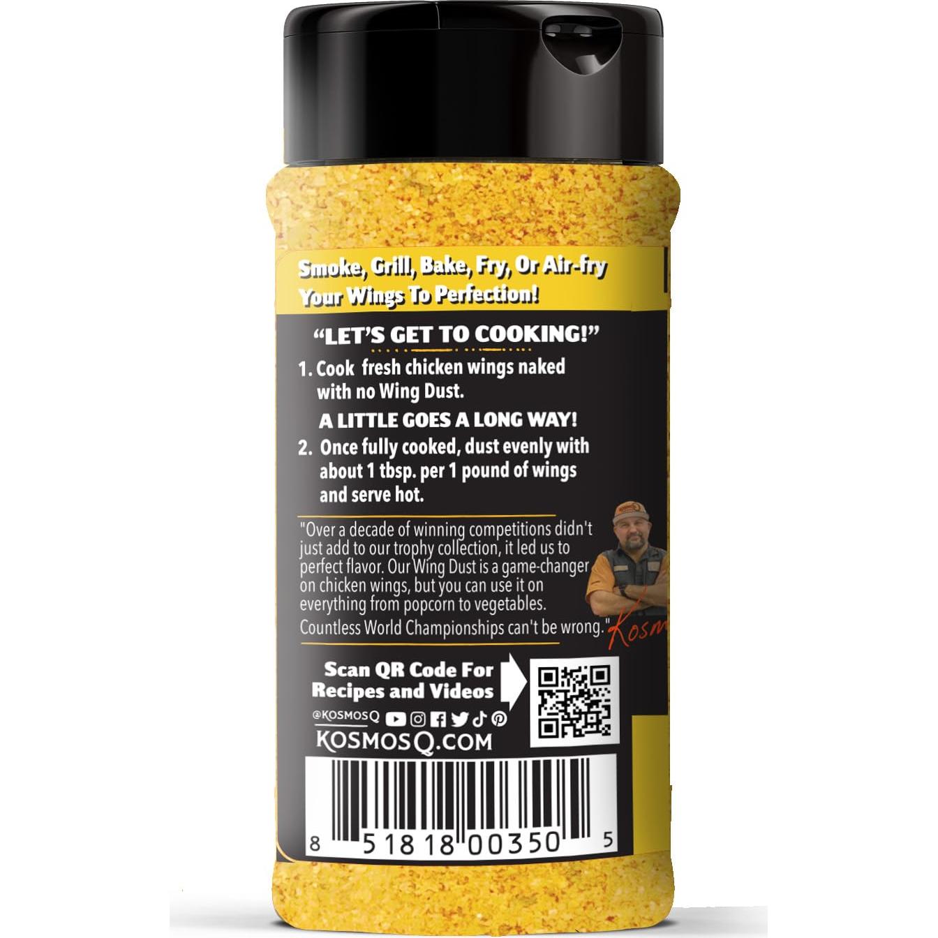 Sazonador Kosmos Q Pimienta de Limón 142g - Polvo Cítrico Picante