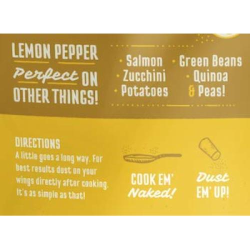 Sazonador Kosmos Q Pimienta de Limón 142g - Polvo Cítrico Picante