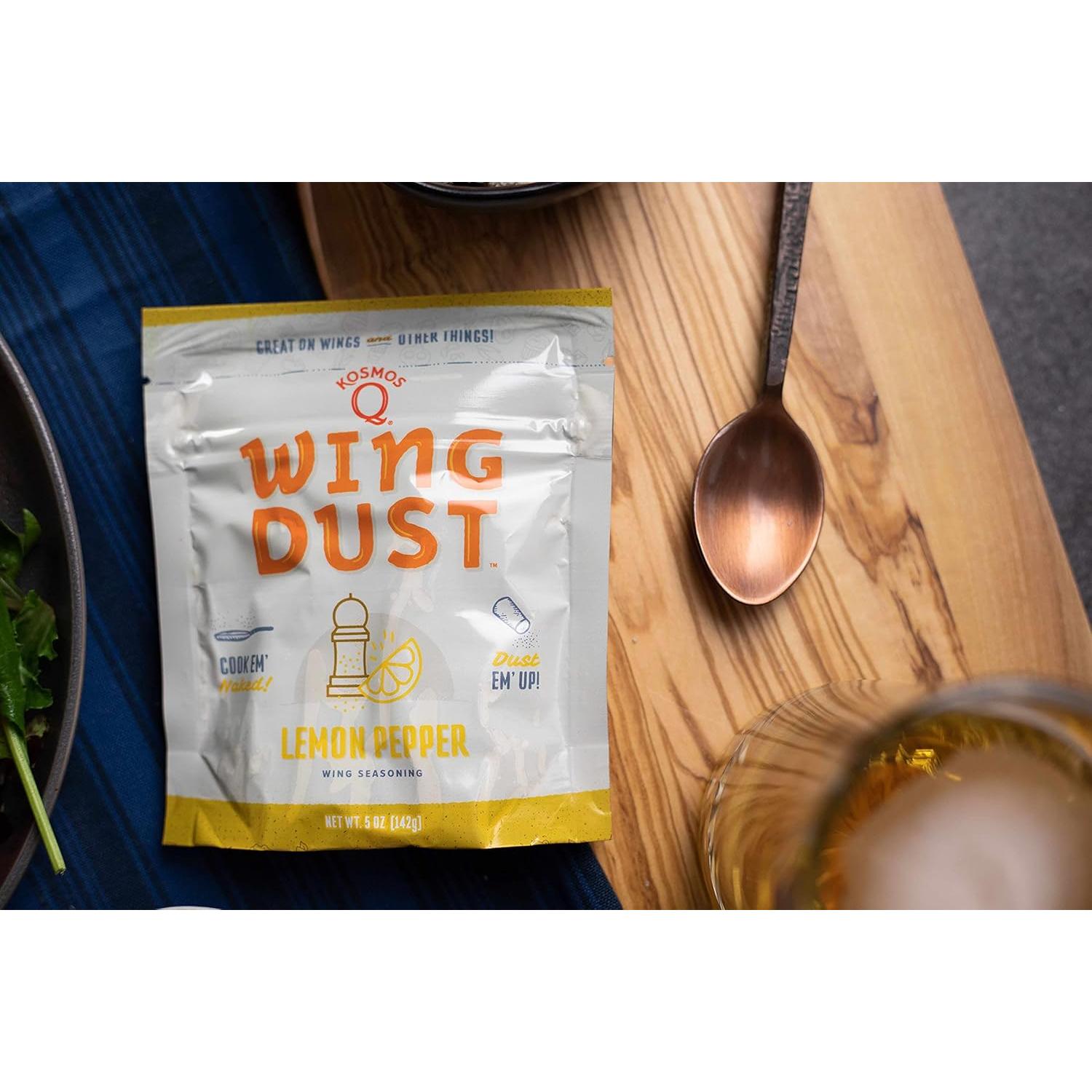 Sazonador Kosmos Q Pimienta de Limón 142g - Polvo Cítrico Picante