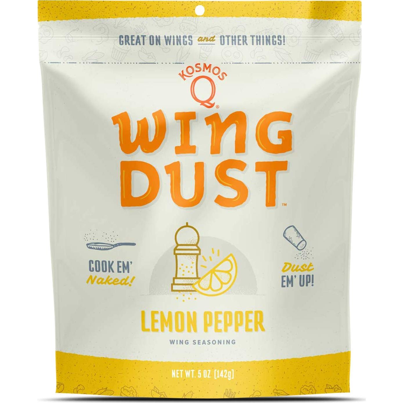 Sazonador Kosmos Q Pimienta de Limón 142g - Polvo Cítrico Picante