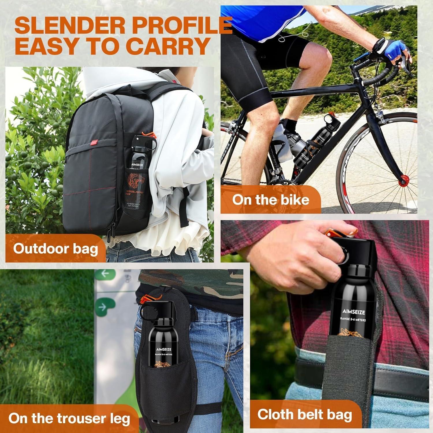 Spray de Pimienta AIMSEIZE 260g Máxima Fuerza para Camping