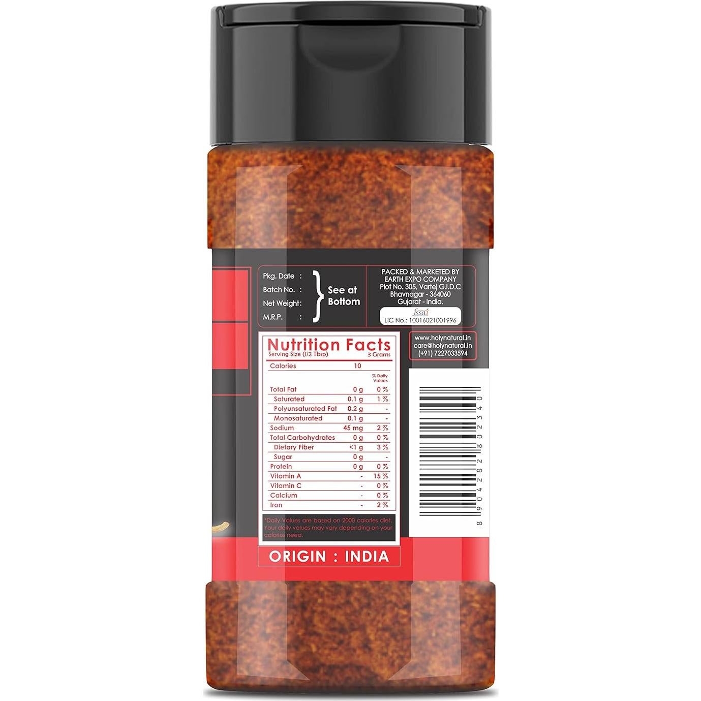 Polvo de Pimiento Fantasma Holy Natural 100 g - 100% Puro Ahumado