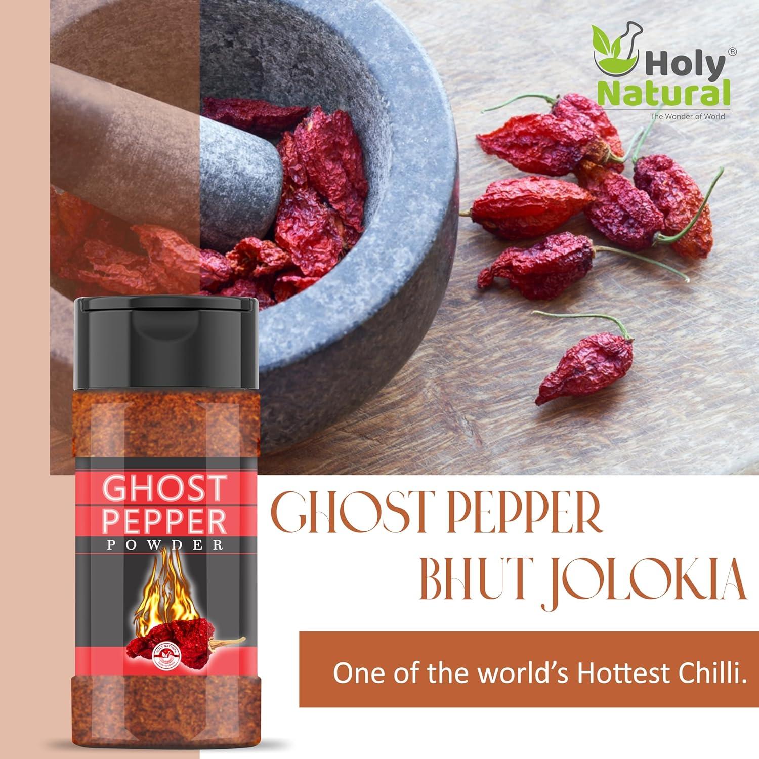 Polvo de Pimiento Fantasma Holy Natural 100 g - 100% Puro Ahumado